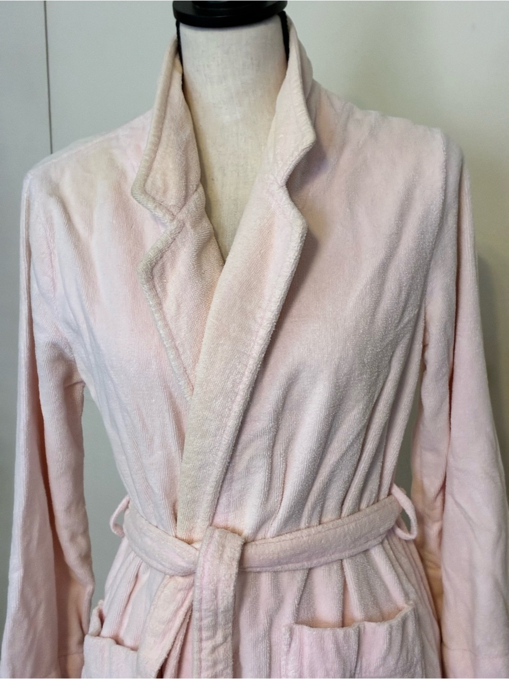 Vintage Brooks Brothers Ladies Long All Cotton, Absorbent Terry Cloth Robe - Picture 4 of 13